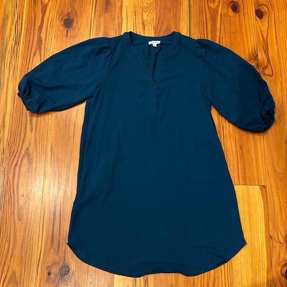 Dress with Pockets, size small, dark teal color - Picture 1 of 3